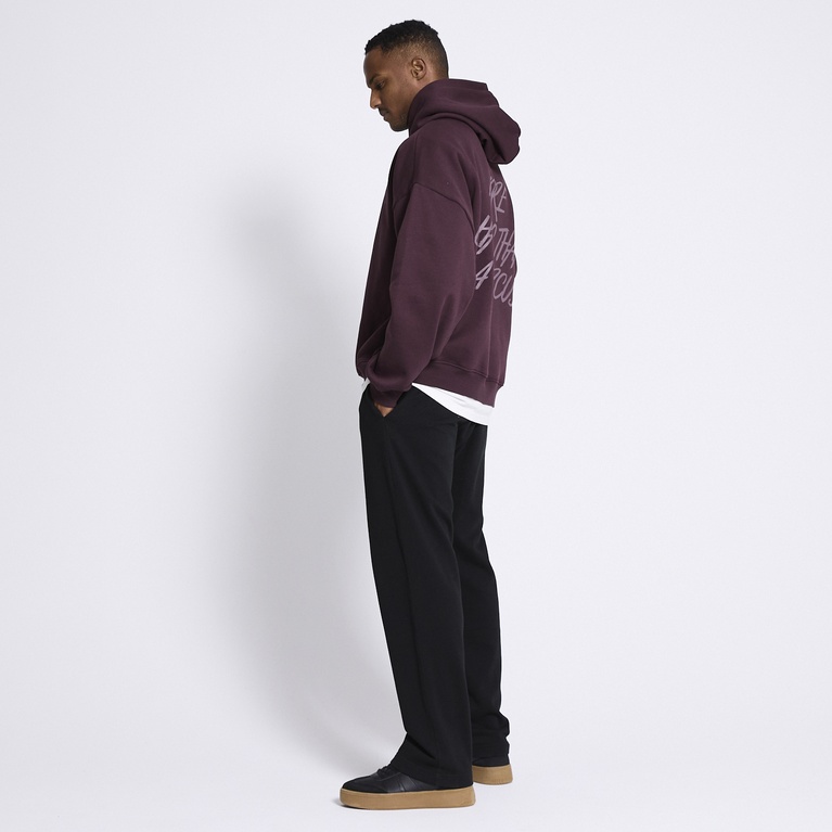 Printed hoodie "Over"